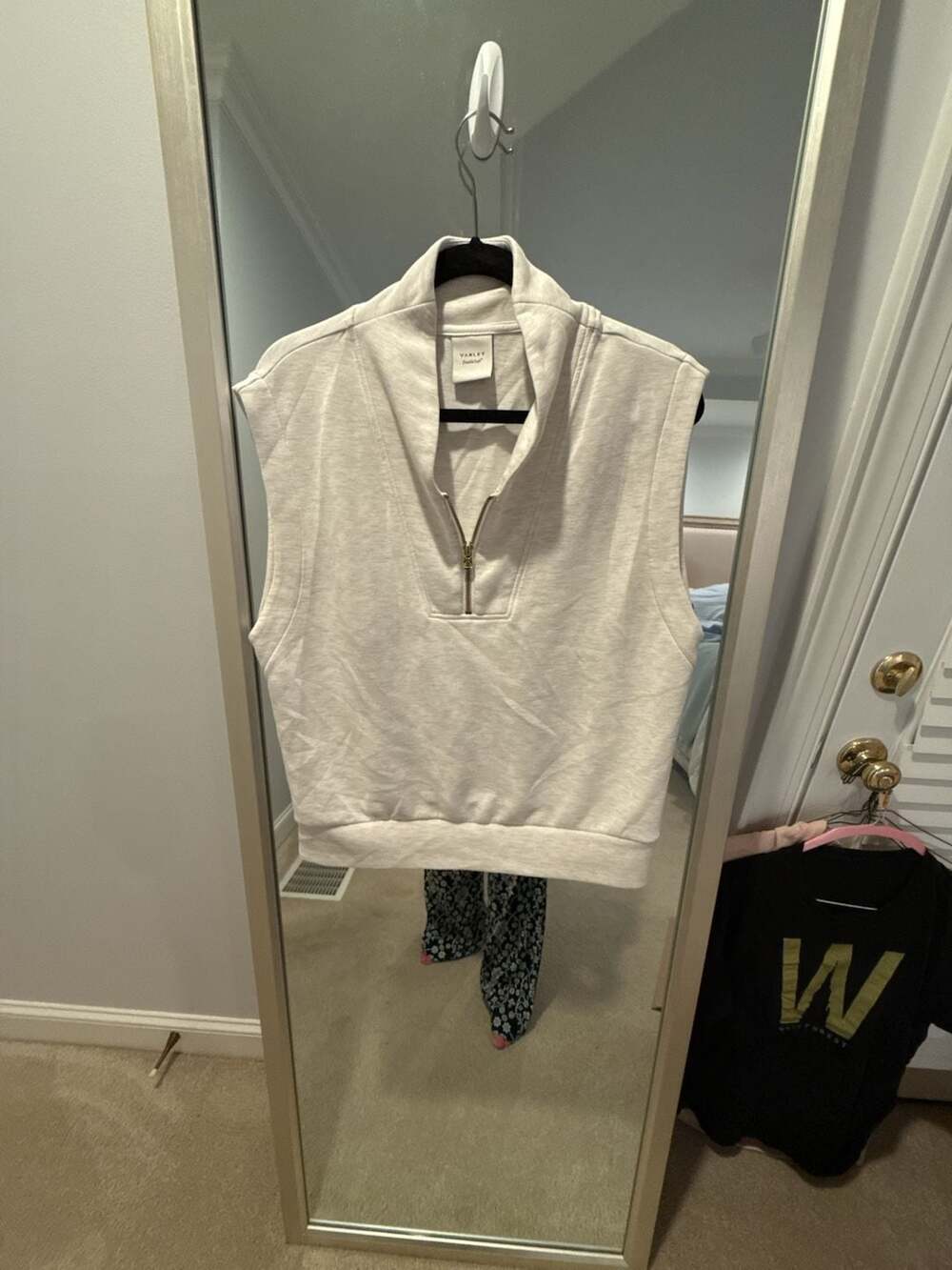 Varley DoubleSoft Quarter-Zip Sleeveless Pullover Vest